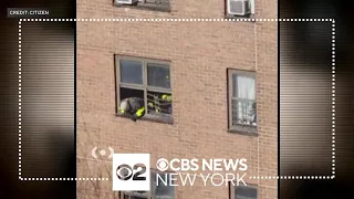 12 hurt in intense fire at Brooklyn NYCHA building
