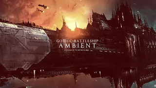 Gothic Battleship ambient: Segmentum Solar | Giant Cathedral floating through deep space