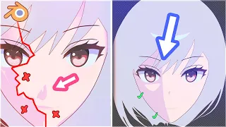 Get *PERFECT* Anime Face Shadows (Easier Way) in Blender