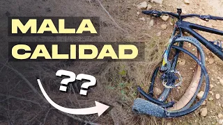 Me parto la cara con una bicicleta de carbono de Aliexpress