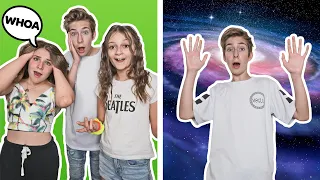 Best Friends REACT To The GREEN SCREEN CHALLENGE **EXTREMELY FUNNY** 😂| Sawyer Sharbino