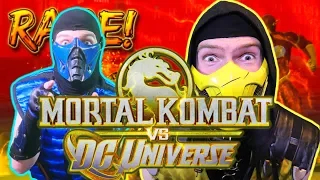 Scorpion & Sub-Zero Play - MORTAL KOMBAT vs DC UNIVERSE! | MK vs DC Gameplay Parody!