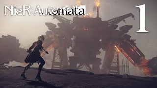 NIER: Automata #1 [С мечом на траншеекопатель]