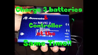 Dji Mavic 2 multi battery charger  Charge Batteries Simultaneously!!