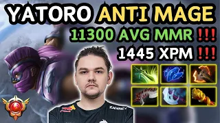 🔥 YATORO ANTI MAGE Safelane 1445 XPM NOT TURBO !!! 🔥 Grandmaster Tier YATOROGOD - Dota 2