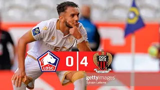 Lille vs Nice 0-4 Highlights & Goals | 14/08/2021 HD