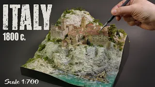 How to make a miniature model  | Italy (18th) | Scale: 1:700