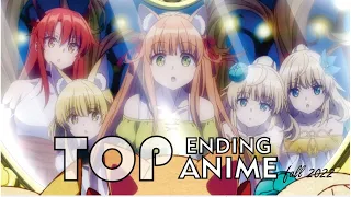 Top Anime Ending Fall 2022. Final ver.