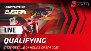 LIVE | Qualifying | CrowdStrike 24 hours of Spa - Fanatec GT World Challenge powered by AWS