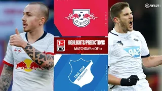 RB Leipzig vs Hoffenheim | BUNDESLIGA Highlights/Predictions | 4/26/2021 | FIFA 21