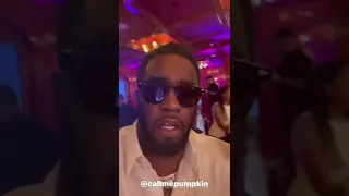 Diddy give Chance Combs mother Sarah Chapman her flowers