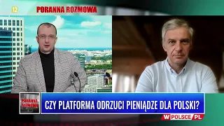 CZY PLATFORMA ODRZUCI PIENIĄDZE DLA POLSKI? Poncyljusz: To Lewica zostanie oszukana