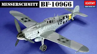 Academy 1/72 Scale Messerschmitt BF-109G6 (Brush Painted)