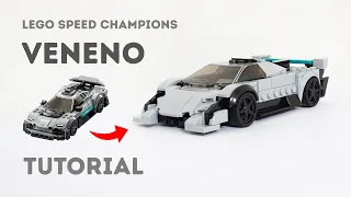 Tutorial - Lamborghini Veneno | Lego Speed Champions 76909 Alternate Build Instructions