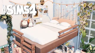 👩🏻‍🎓Student Dorm Room | Sims 4 Stop Motion Build | NO CC