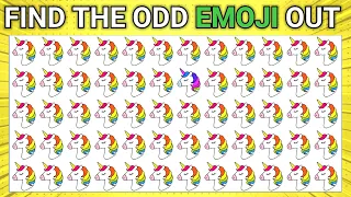 Find the difference emoji | Find The Odd One Out Emoji | Emoji Quiz