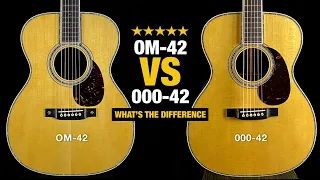 Martin 000-42 vs OM-42 – What's the Difference?