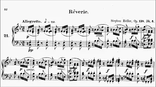 Heller Album for the Young Op.138 No.21 Reverie Sheet Music