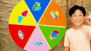 예준이와 예성이의 가족놀이 놀이터 만들기 색깔놀이 물풍선놀이 Funny Play with Colorful Toys