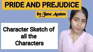 PRIDE AND PREJUDICE by Jane Austen// Character sketches of Pride and Prejudice// #apeducation_hub