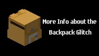 More info about the new Backpack Glitches  Hypixel Skyblock