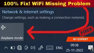 How To Fix: WiFi icon Not Showing Problem on Windows 11/10 in Hindi - 2023