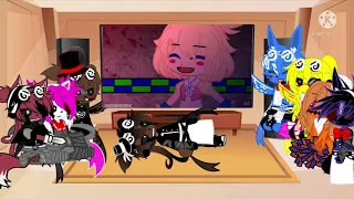 Fnaf 2 and 1 react to ??? ( fnaf + gacha club)