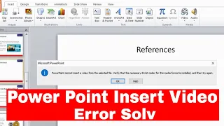 Power Point Cannot Insert | Verify That The Necessary 64 Bit Codec For This Media Format In Install