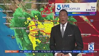 Tropical Storm Hilary Team Coverage - 5 p.m. Sunday