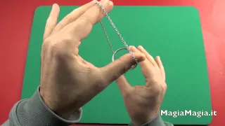 RIng and chain magic trick revealed