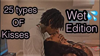 25 Types Of Kisses Challenge 🥴💦 ( Things Got Alil Spicy 🤪)