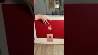 Распаковка розового iMac