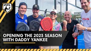 Launching the PPL with Daddy Yankee, Juan Martin Del Potro, Tommy Haas | Pro Padel League 2023