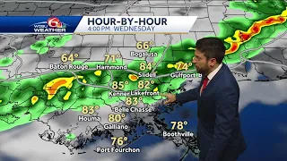 Cold front to bring rain, isolated severe risk