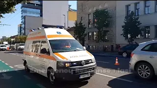 [99th video] Ambulanță SAJ CJ 06 Volkswagen T5 Facelift Responding To A Call | Cluj-Napoca