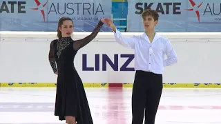Рогатник Алиса/Баршак Егор Израиль | ISU Гран При Юниоры 2018 Линц | Произв танец Танцы на льду