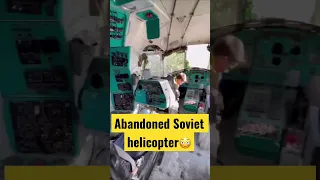 Abandoned soviet helicopter