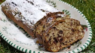Юлия Высоцкая — Банановый хлеб с шоколадом и орехами