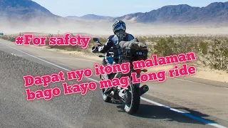 Mga dapat gawin bago mag Long ride