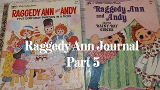 Raggedy Ann Journal Part 5 How to Attach an Eyelet to the Journal Spine, Working on the Pages