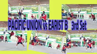 PACIFIC UNION vs EARIST B 3rd Set || SEPAK TAKRAW