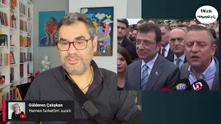 Ekrem İmamoğlu'nun yüzüne dikkat