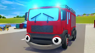 Hear The Fire Truck + more Classic Nursery Rhymes for Kids Songs | Gecko's Garage Truck Cartoon