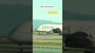 ATC ROASTS Emirates #a380 #a380lovers #aviation #planespotting #emirates #shorts