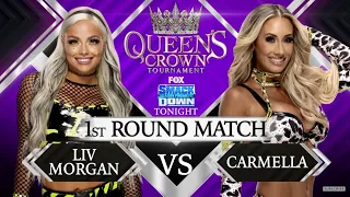 Carmella vs. Liv Morgan - Queen's Crown First-Round Match: SmackDown, Oct 8, 2021