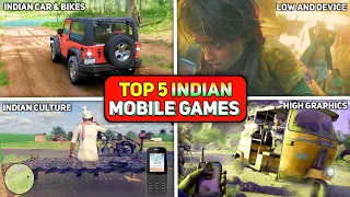 TOP 5 INDIAN GAMES FOR ANDROID - HIGH GRAPHICS MADE IN INDIA GAMES