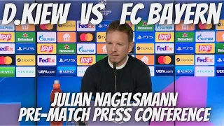 D.KIEW v FC BAYERN | Pressekonferenz mit Julian Nagelsmann | #UCL