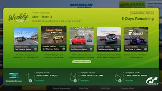 Gran Turismo 7 | Weekly Challenge May Week 3 All Events, Superbird Return & Credits! [4KPS5]