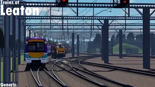 Trains at Leaton [British Railway]