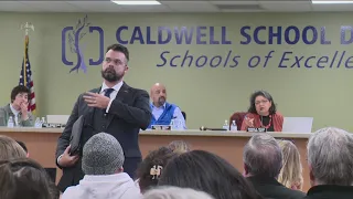 Caldwell School District meeting ends in chaos